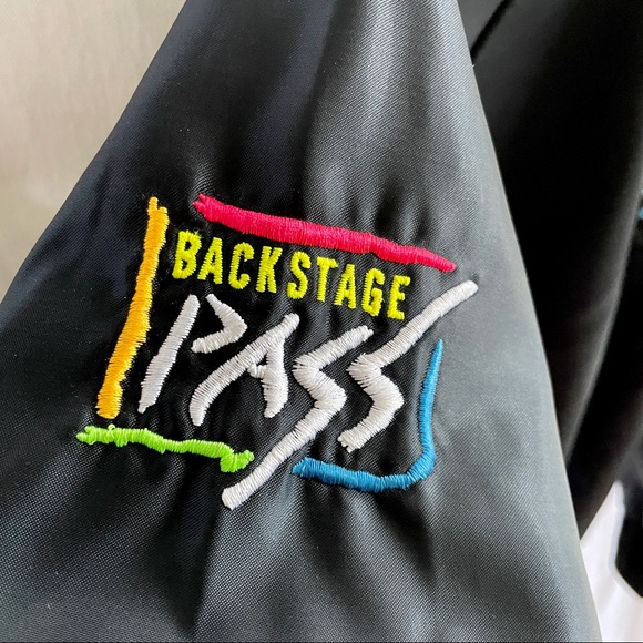 Vintage 90’s NKOTB Backstage Pass Bomber Jacket - Picture 3 of 6